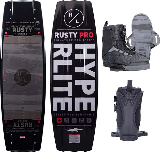 Hyperlite Rusty Pro Mens Wakeboard W/Ultra Bindings