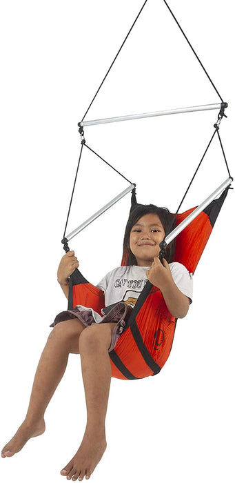 Ticket to the Moon Moonchair Handmade & Fair Trade Comfy, Portable & Adjustable Hanging Chair for your garden, home, holiday, camping, Parachute Silk Nylon, Set-Up < 1 min.