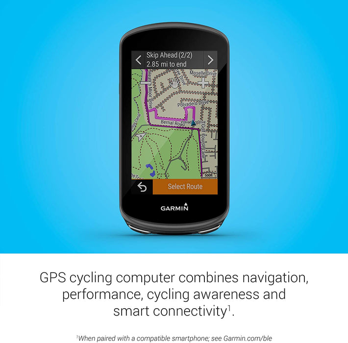 Garmin Edge 1030 Plus, GPS Cycling/Bike Computer, On-Device Workout Suggestions