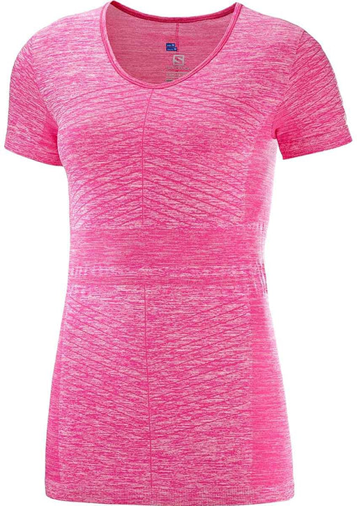 Salomon Elevate Move'on SS Tee W, Pink Yarrow, XX-Large