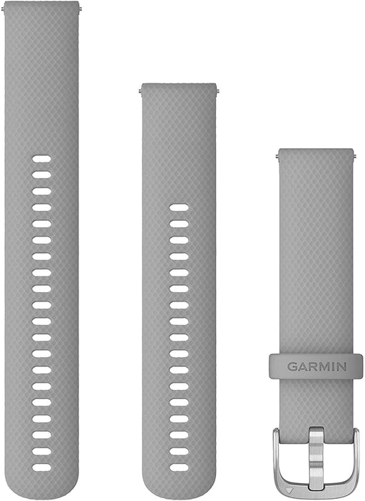 Garmin Quick Release Accessory Band 20 mm- Moss Silicone, Stainless Hardware (010-12924-00)