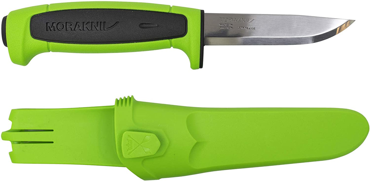 Morakniv Craftline Basic 546 Fixed Blade Utility Knife with Sandvik Stainless Steel Blade and Combi-Sheath