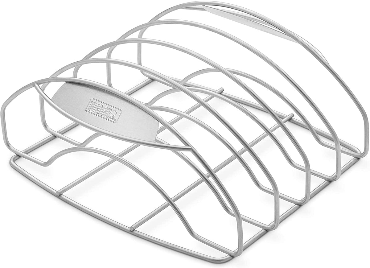 Weber Genesis Rib Rack Weber Stainless Steel 7648 Rib Rack in Kuwait
