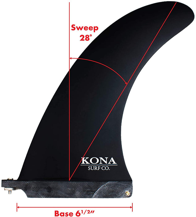 KONA SURF CO. Classic Single Single Center Fin for Longboard