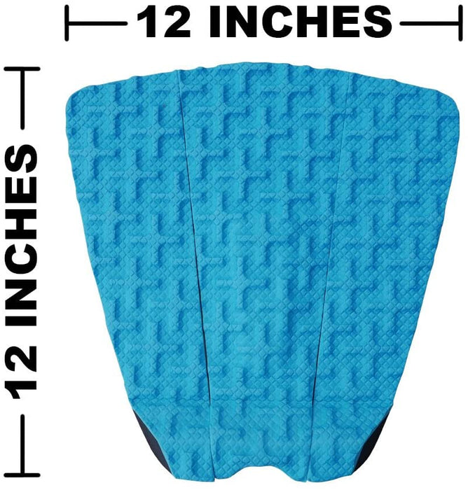Ho Stevie! Premium Surfboard Traction Pad [Choose Color] 3 Piece, Full Size, Maximum Grip, 3M Adhesive