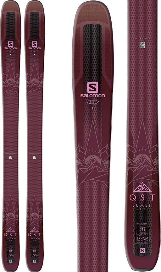 Salomon QST Lumen 99 Skis Purple/Pink Womens Sz 153cm