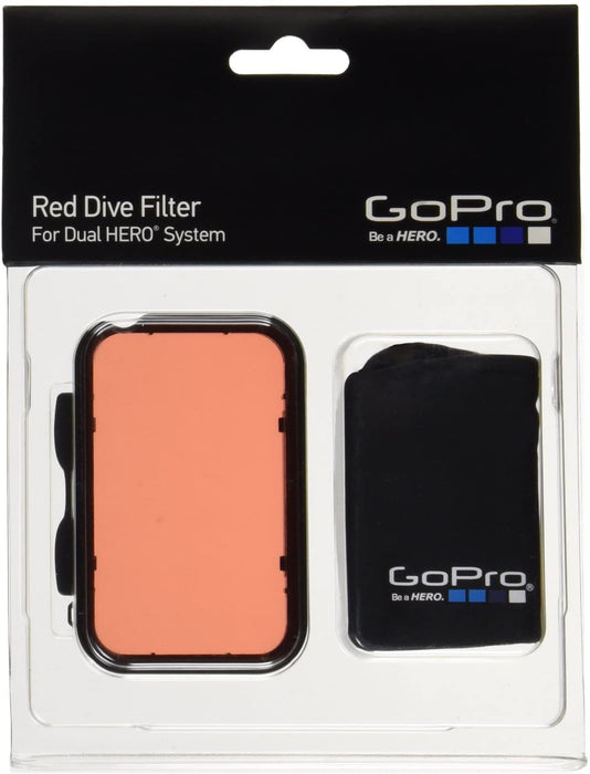 GoPro Camera ADV3D-301 HERO3+ Dive Filter for Dual HERO System (RED)