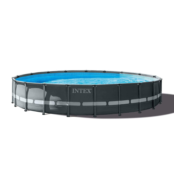 Intex 20ft x 48in Ultra XTR Round Pool, Pump, Ladder, Lounger (2 Pack), & Cooler