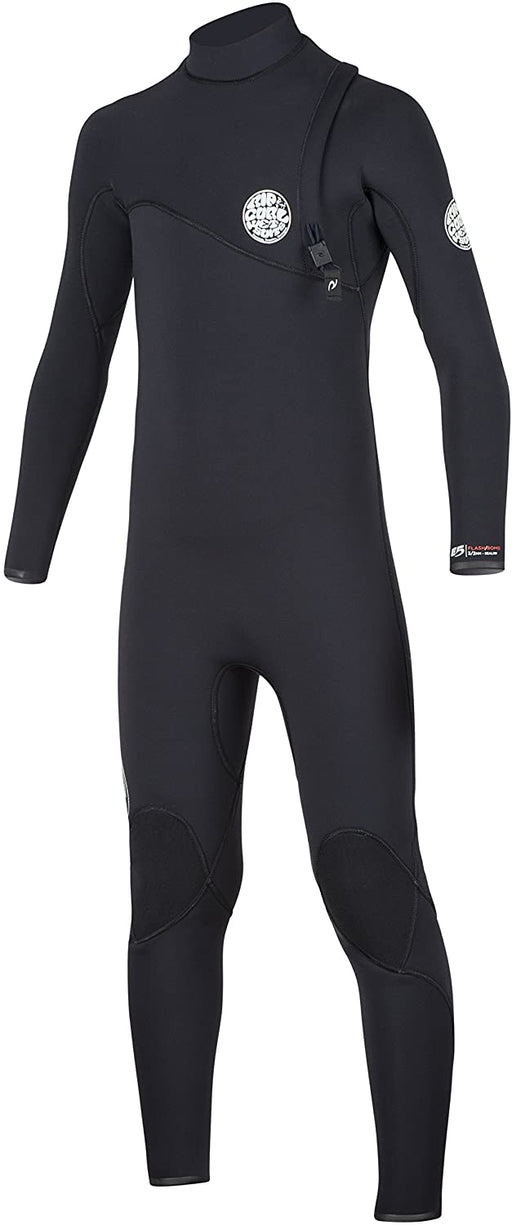 Rip Curl Junior Flashbomb 32Gb Z/Free STM Wetsuits, 10, Black/Black