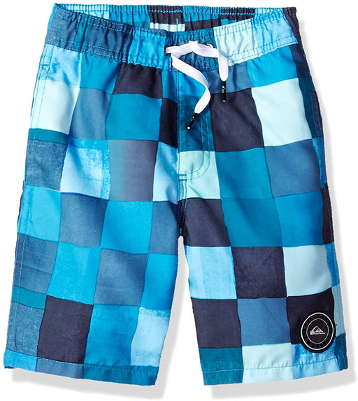 Quiksilver Boys' Little Resin Check Volley 14 Boardshort