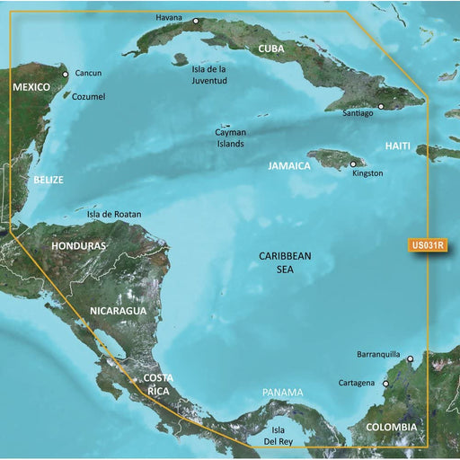 Garmin BlueChart g2 Vision HD - VUS031R - Southwest Caribbean - microSD153;/SD153;