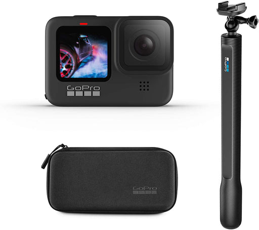 GoPro HERO9 Black - Waterproof Action Camera with Front LCD and Touch Rear Screens, 5K Ultra HD Video, 20MP Photos, 1080p Live Streaming, Webcam