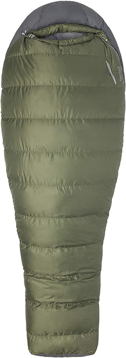 Marmot Ironwood 30 Mummy Lightweight Sleeping Bag, 30-Degree Rating, Bomber Green/Steel Onyx