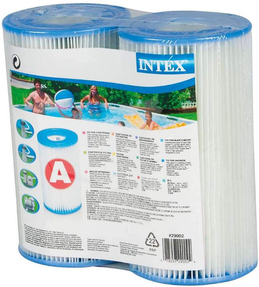 Intex 0775431 Filter Cartridge for Swimming Pool Blue 10,8 x 21,6 x 20,3 cm - Set of 2