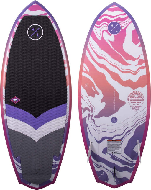 Hyperlite Good Daze 4.7 Womens Wakesurfer Purple/Floral 4ft 7in