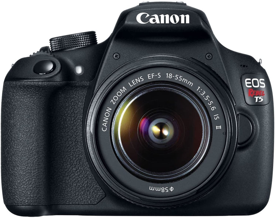 Canon EOS Rebel T5 18.0MP Digital SLR Camera Kit with EF-S 18-55mm IS II Lens - Black (cerfitied refurbish)