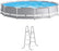 Intex 12 Foot Prism Frame Above Ground Swimming Pool w/ Pump & Pool Ladder