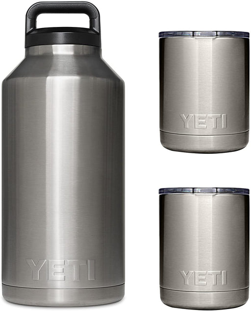 YETI Rambler 64 oz Bottle, Vacuum Insulated, Stainless Steel with TripleHaul Cap