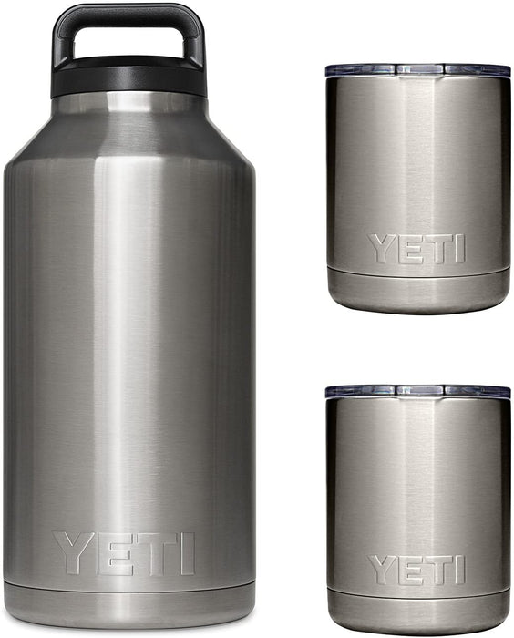  YETI Rambler 64 oz Bottle, Vacuum Insulated, Stainless Steel  with Chug Cap, White : Sports & Outdoors