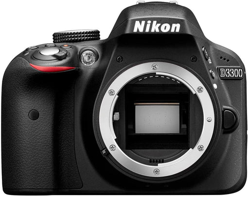 Nikon D3300 Digital SLR Camera Body Only - Black (24.2MP) 3.0 inch LCD