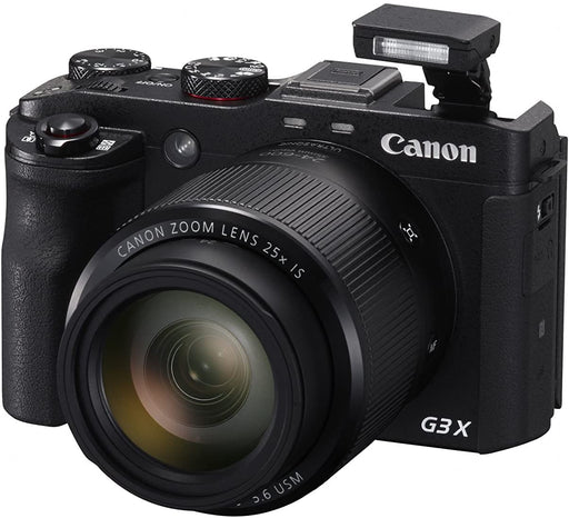 Canon PowerShot G3 X Digital Camera w/ 1-Inch Sensor and 25x Optical Zoom - Wi-Fi & NFC Enabled (Black)