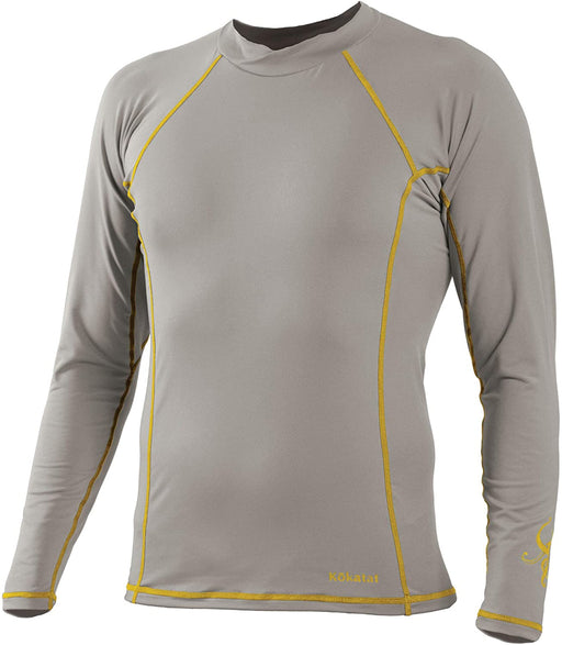 Kokatat Men's SunCore Long Sleeve Shirt-Light Gray-XL
