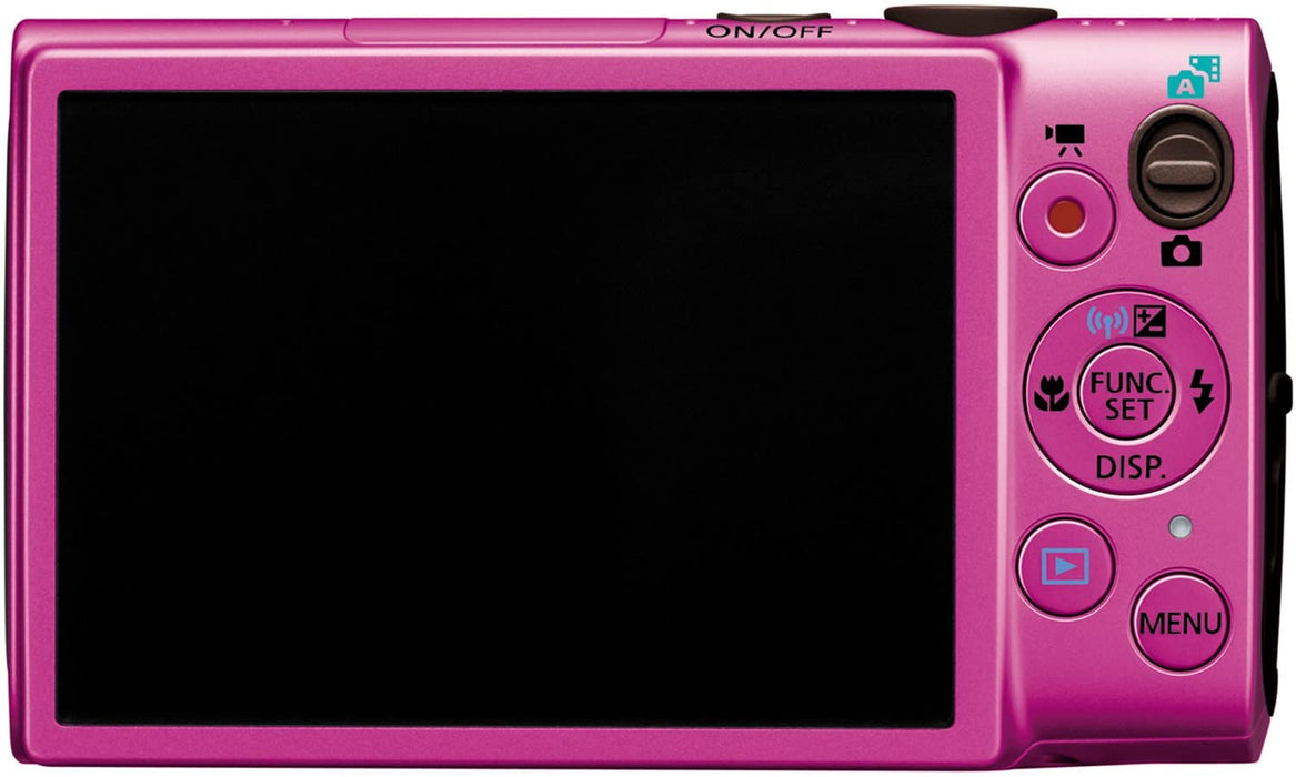 Canon PowerShot ELPH 330 12MP Digital Camera with 10x Optical Image Stabilized Zoom with 3-Inch LCD (Pink) (OLD MODEL)