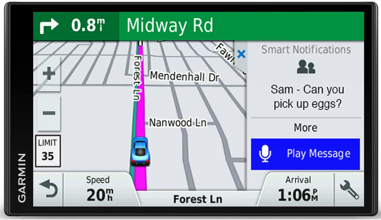 Garmin DriveSmart 61 NA LMT-S Advanced Navigation GPS with Smart Features Deluxe Bundle