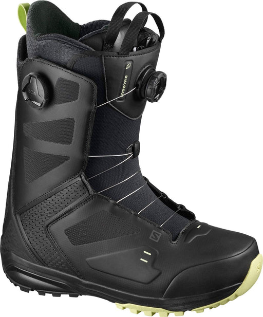 Salomon Dialogue Focus BOA Wide Mens Snowboard Boots Black Sz 10.5 (28.5)