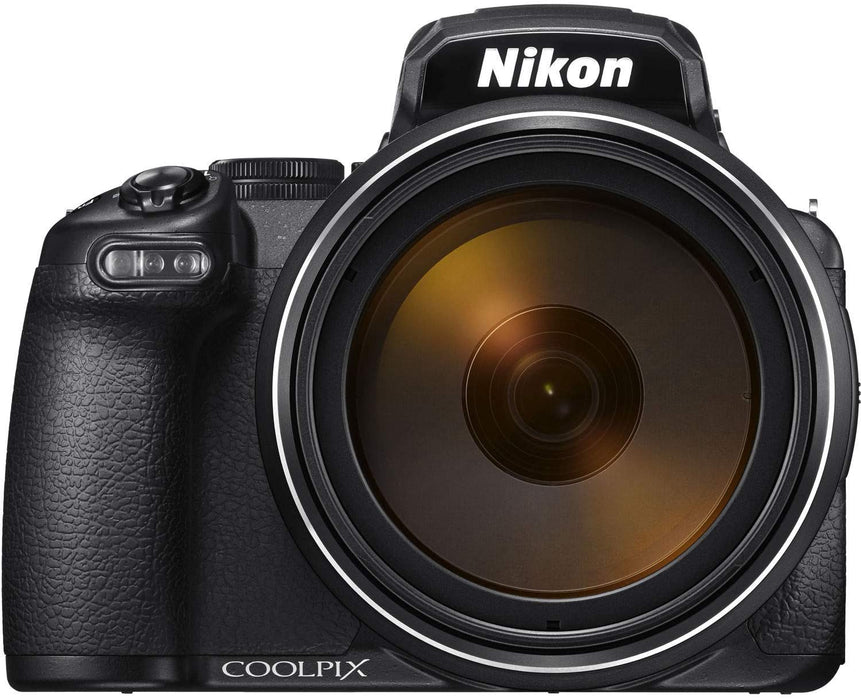 Nikon COOLPIX P1000 Digital Camera (International Model) Includes Tripod, Carrying Case, LED Light and Cleaning Kit