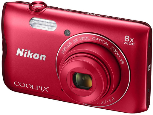 Nikon Coolpix 300 20MP Digital Camera (Pink) International Model