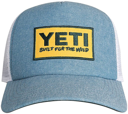 YETI Deep Fit Foam Patch Trucker Hat Chambray