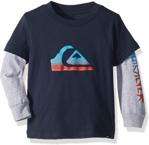 Quiksilver Boys' Little Rough Type Tech Tee