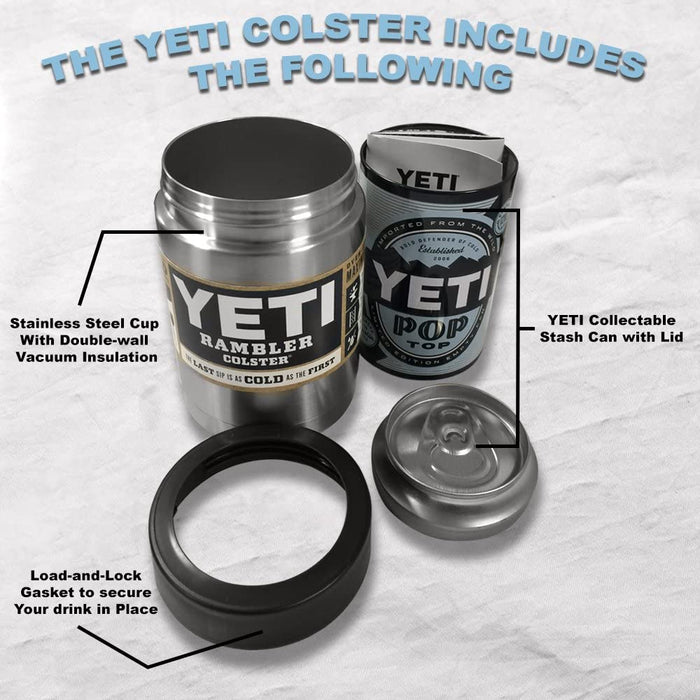 YETI Rambler Colster, Vacuum Insulated