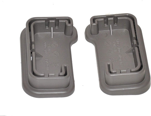 Weber 67064 Set of 2 Gray, Plastic Replacement Leg Inserts Spirit II 210/310 Series (2017 and Newer).