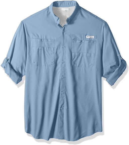 Columbia Men's Tamiami Ii Big & Tall Long Sleeve Shirt, White Cap, 2X/Tall
