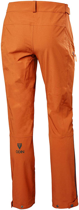 Helly-Hansen Mens Odin Huginn Breathable Waterproof Hiking Pants, Blaze Orange, Large