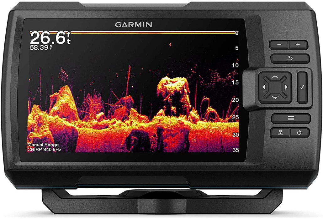 Garmin Striker Vivid 7sv Bundle with Transducer and Protective Cover, 7-inch Color Fishfinder