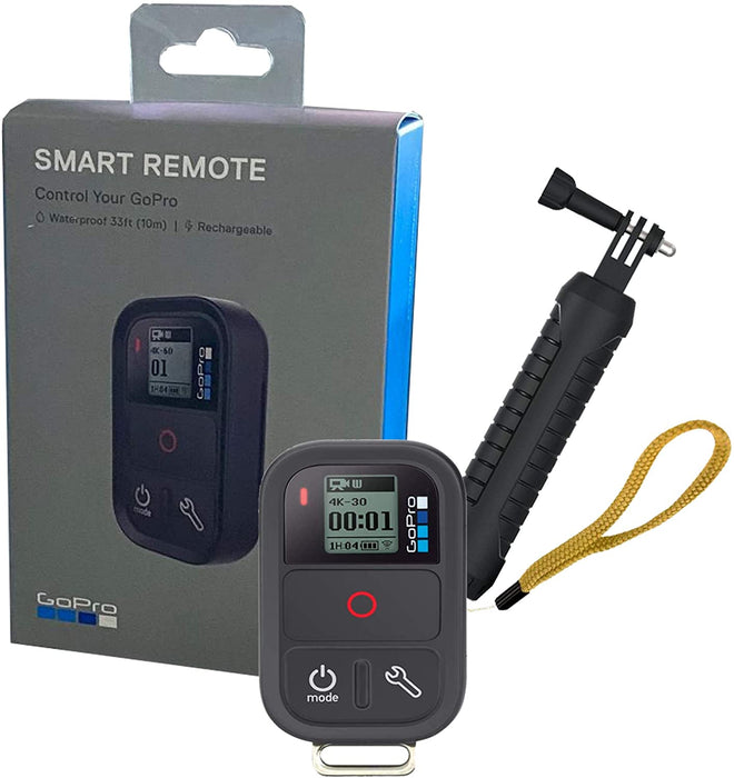 GoPro Smart Remote with Hands Grip - for HERO8, MAX, HERO7, HERO6,Hero 5 (Retail Packing Kit)
