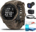 Garmin Instinct Outdoor GPS Watch (Coyote Tan, Tactical) with USB Adapters