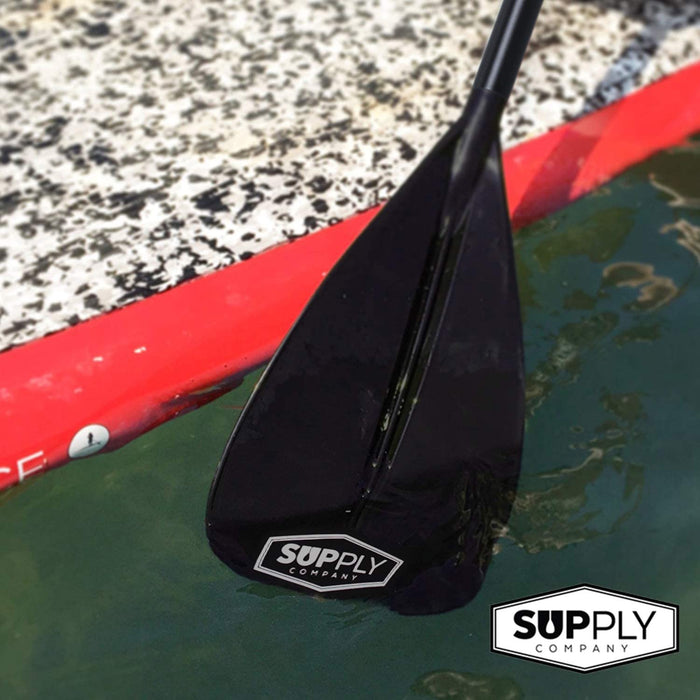 SUP Paddle - 3 Piece Adjustable Stand Up Paddle Board Paddles - Lightweight & Floating Paddleboard Oar - Durable & Packable for Travel - High-Grade Aluminum Shaft & Nylon Blade for Efficient Strokes