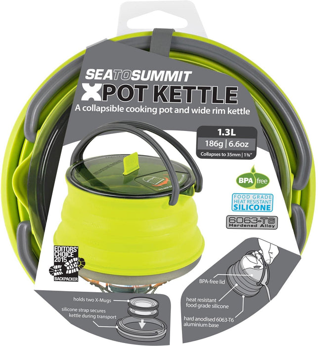Sea to Summit X Pot/Kettle 1.3 Liter - Lime Green