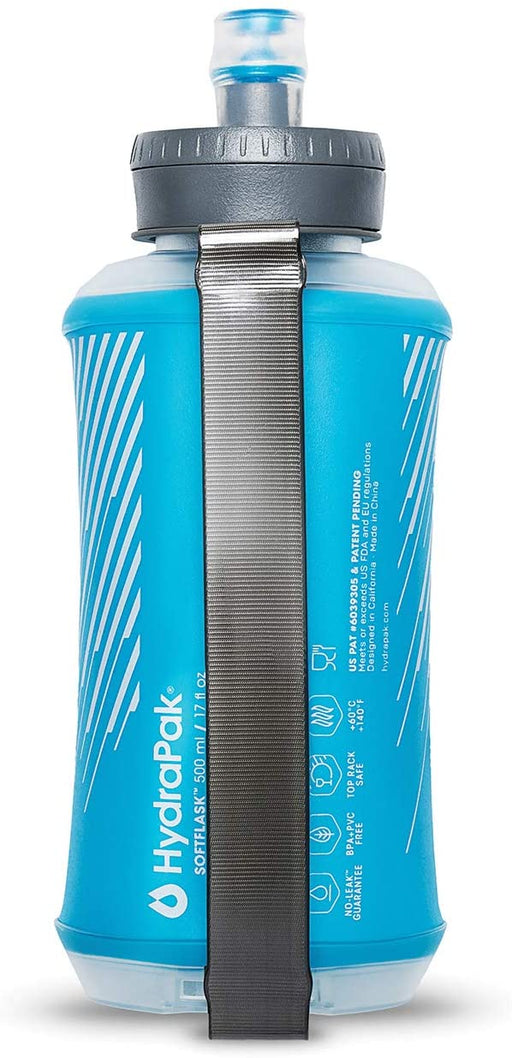 Hydrapak SoftFlask - Lightweight Handheld Running & Hiking Collapsible Water Bottle - (750 or 500 ml)