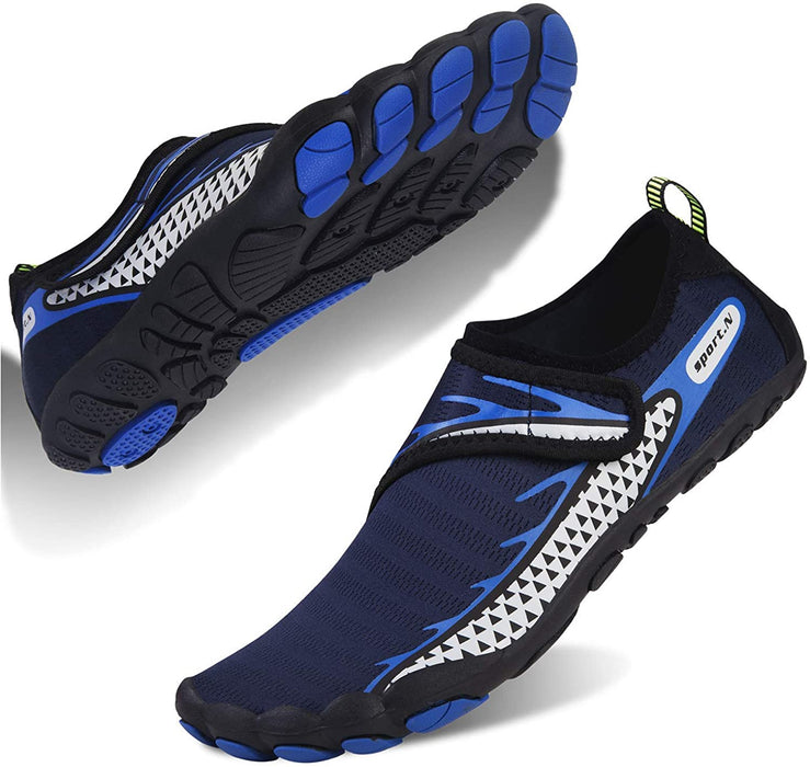 Mens Water Shoes Quick Dry Beach Swim Shoes Barefoot Pool Aqua Socks Shoes for Surf Diving Outdoor Hiking Walking Water Sport