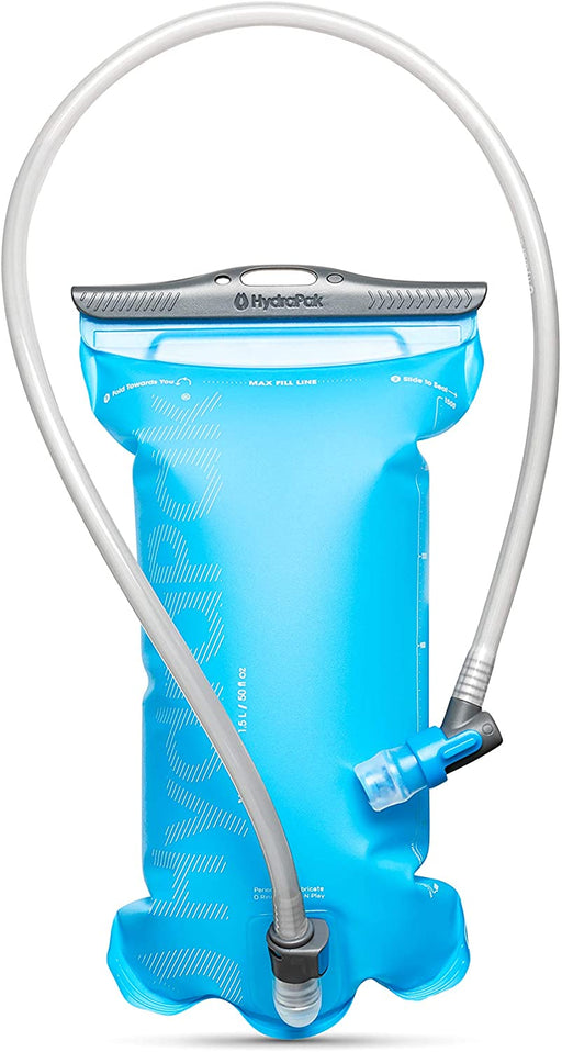HydraPak Velocity Light-Weight Water Bladder/Reservoir for Running Hydration Vests, 1.5-Liter (50 oz.), Reversible for Easy Cleaning, Safe & Reliable
