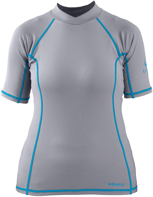 Kokatat Women's Suncore Short Sleeve Shirt-Light Gray-M