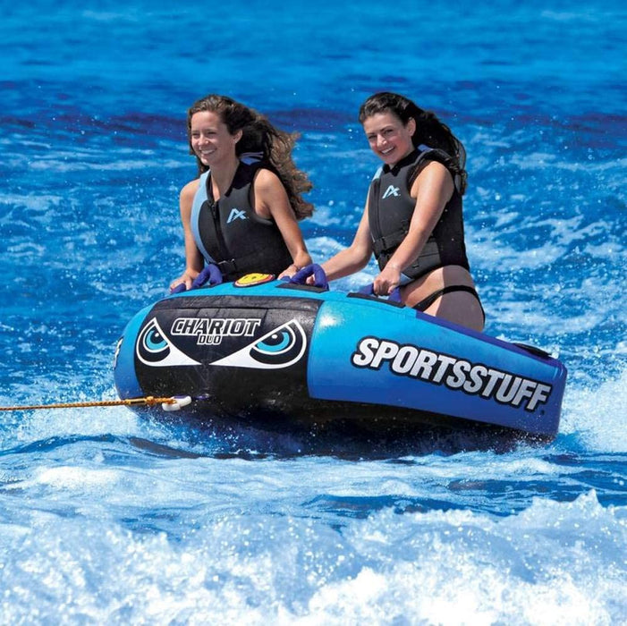 SPORTSSTUFF 53-1982 Chariot Duo Double Rider Lake Boat Towable Tube