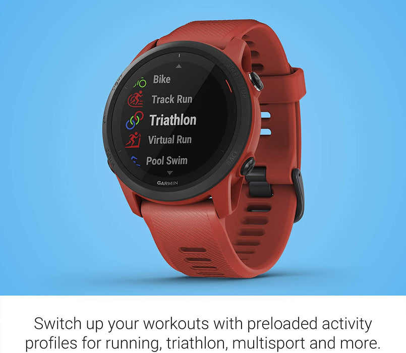Garmin Forerunner 745, GPS Running Watch, Detailed Training Stats and On-Device Workouts, Essential Smartwatch Functions