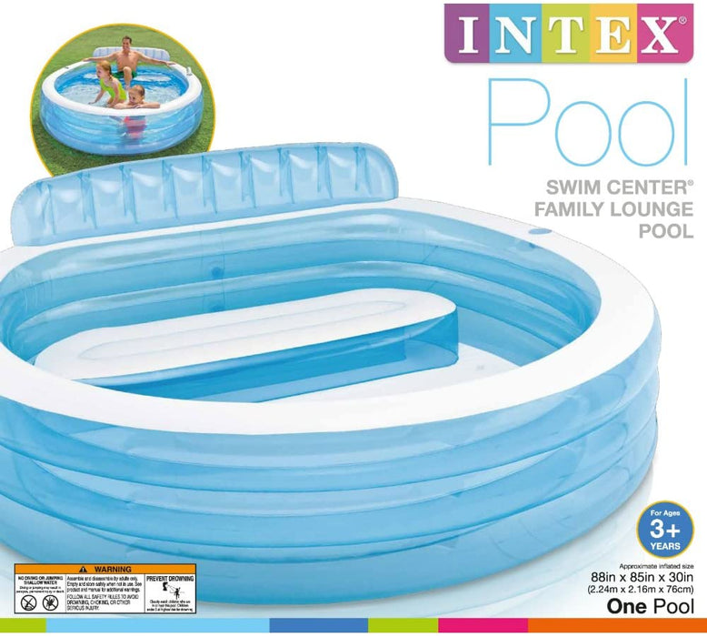 Intex 57190EP B01E0W4L58 Family Lounge Pool, 6x20x20, Blue