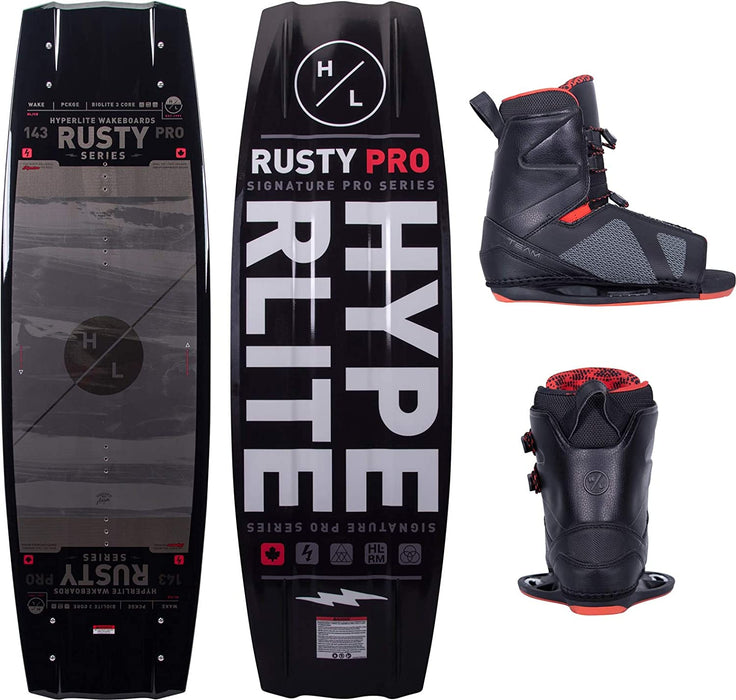 Hyperlite Rusty Pro Mens Wakeboard W/Team OT Bindings